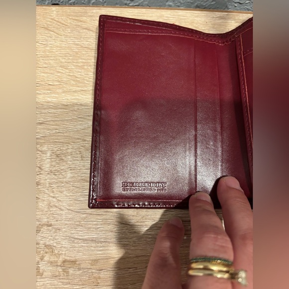 Burberry Quilted Leather Wallet - Red - Picture 3 of 4